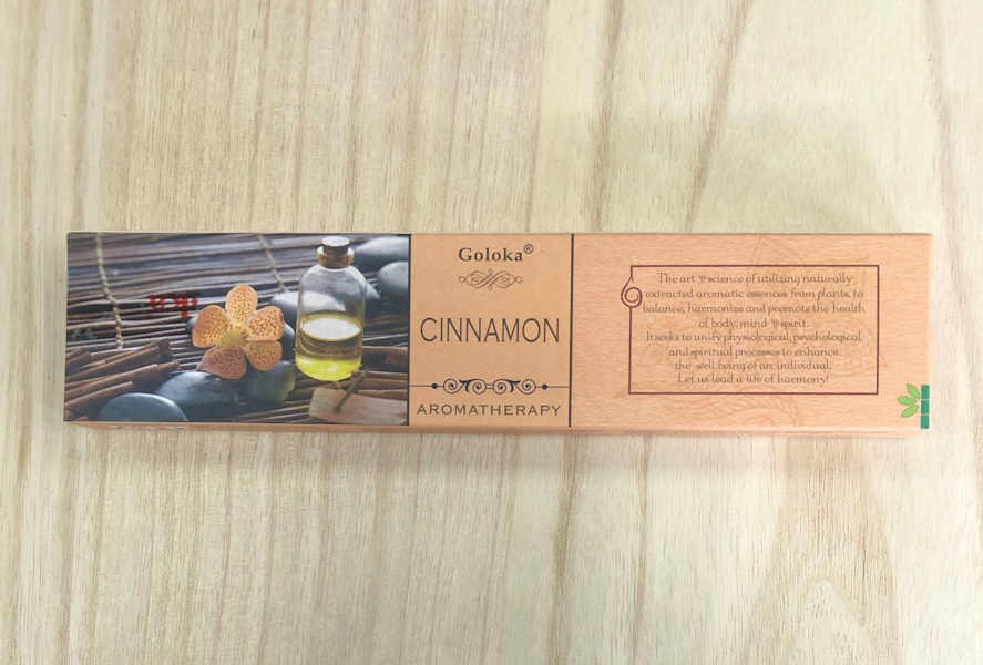 Incienso Goloka Aromaterapia Canela Cinnamon